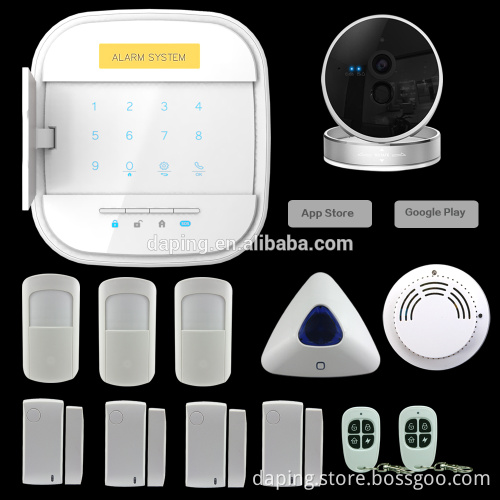 4 RFID Zone Wifi Intelligent Alarm System for Home Security